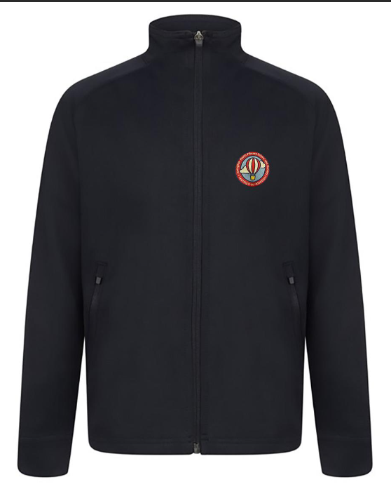 Amington Heath navy school hoodie with school logo